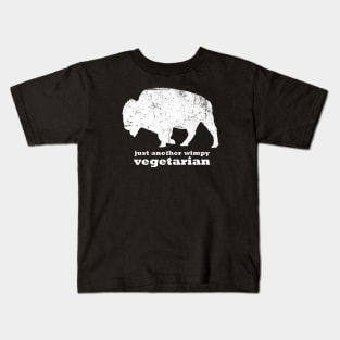 Just Another Wimpy Vegetarian (Buffalo) Kids T-Shirt